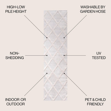 Salines Diamond Trellis Indoor/outdoor Area Rug